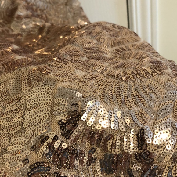 Forever 21 Rose Gold Sequin Dress - Picture 2 of 5